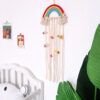 14166841020_534803438-1 Wholesale Cotton Rope Woven Rainbow Kids Hairpin Wall Hanging Storage Belt