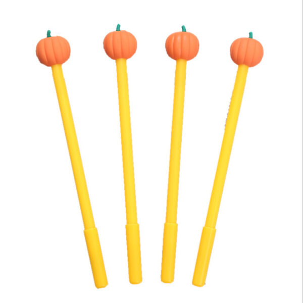 Wholesale Plastic Golden Pumpkin Rollerball Pen