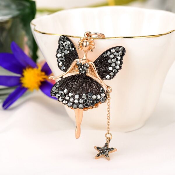 14227982353_1747968742 Wholesale Water Diamond Butterfly Fairy Metal Keychains