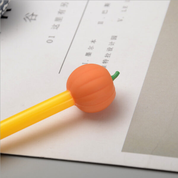 Wholesale Plastic Golden Pumpkin Rollerball Pen