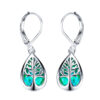 Wholesale Tree of Life Drop Shape Alloy Earrings
