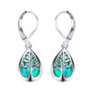 Wholesale Tree of Life Drop Shape Alloy Earrings