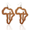 14329025632_1131470276 Wholesale African Map Wooden Earrings