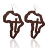 14329034477_1131470276 Wholesale African Map Wooden Earrings