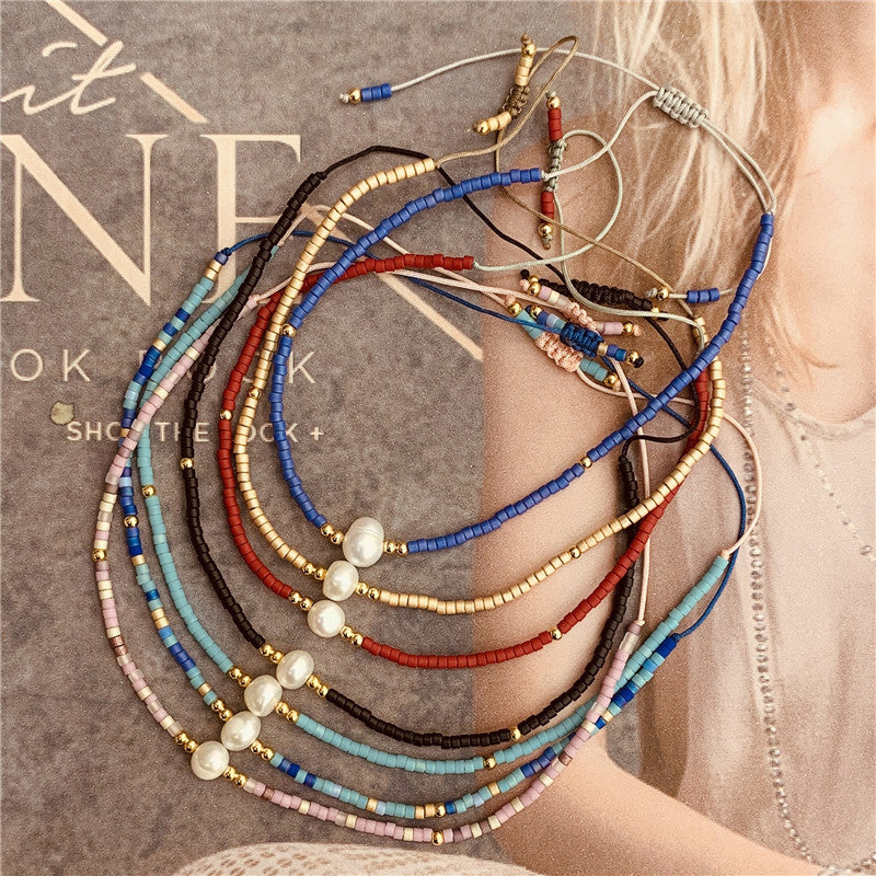 Wholesale Bohemian Freshwater Pearl Shell Bracelet