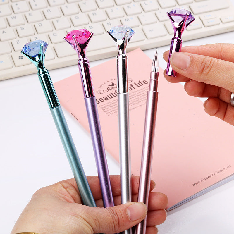 Wholesale Large Diamond Plastic Ballint Pen