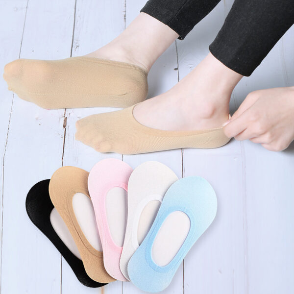 Wholesale Candy Solid Color Stockings Ship Sock