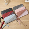 Wholesale Splicing Contrasting Tassel PU Wallet