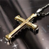 Wholesale Dark Knight with Diamond Cross Alloy Necklaces