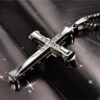 Wholesale Dark Knight with Diamond Cross Alloy Necklaces