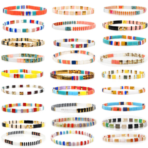 Wholesale colorful personalized Tila Bracelet
