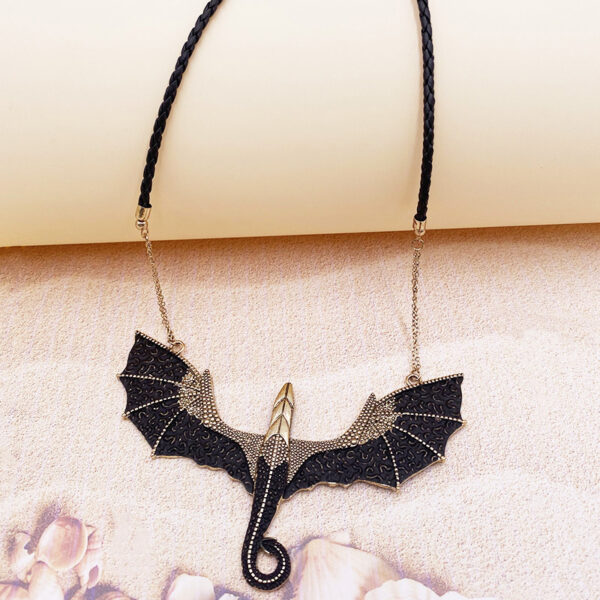14592681447_1350672032-1 Wholesale Halloween Exaggerated Dragon Alloy Necklace