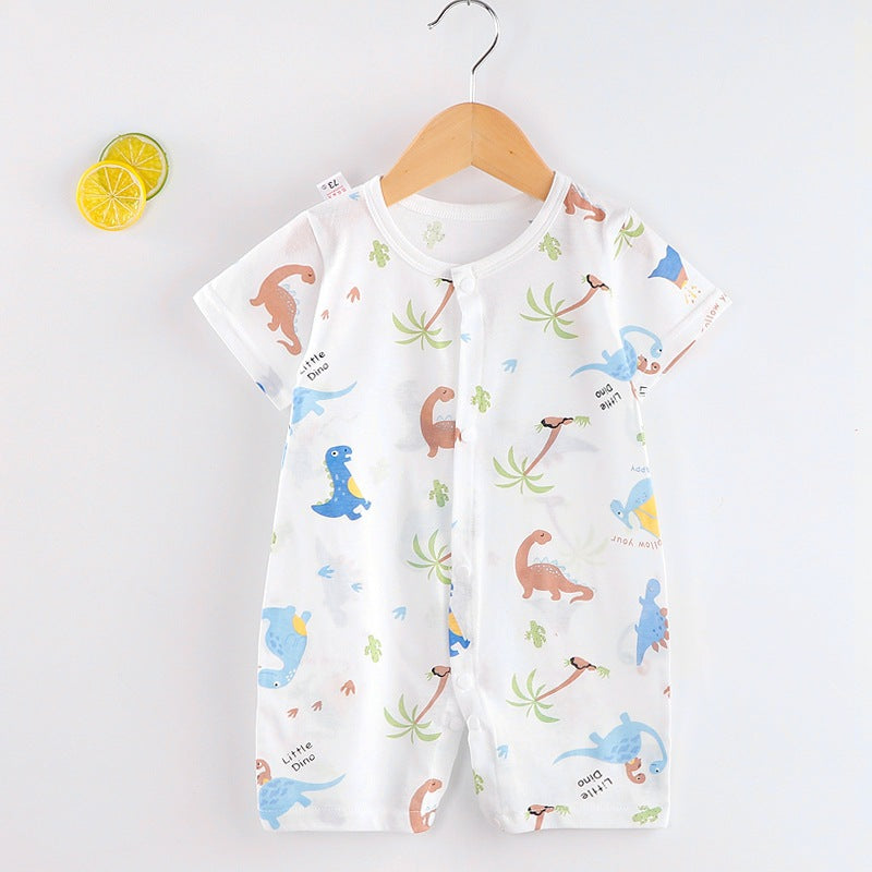 Wholesale Newborn Short Sle Thin Cotton Baby Onesies