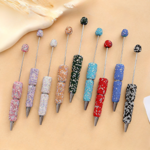 Wholesale Beadable Pens DIY Rhinestones Handmade Rhinestones Ballpoint Pen