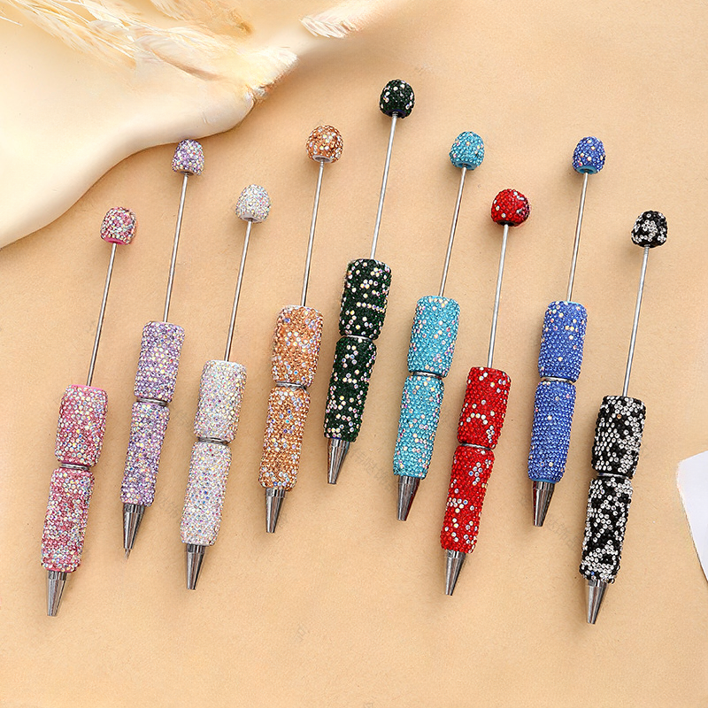 Wholesale Beadable Pens DIY Rhinestones Handmade Rhinestones Ballint Pen