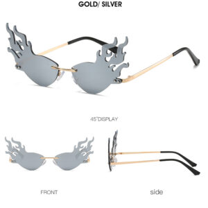 C6. Gold Frame White Mercury