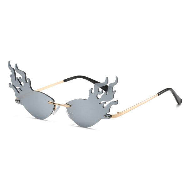 Wholesale Flame Rimless PC Sunglasses