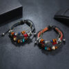 Wholesale Vintage Beaded Multi-layer Cowhide Bracelets
