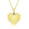 Wholesale Angel Wings Diamond Necklace