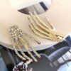 14936090448_1354593759 Wholesale Ghost Claw Skull Hand Claw Rhinestone Hairpin