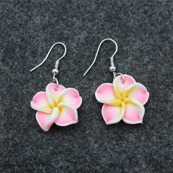 Wholesale Flower Smoky Earrings Necklace Jewelry Set