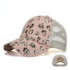 14e3ccae07124dea377393b511183f6f-3 Wholesale Cotton Bronzing Leopard Print Ponytail Cap