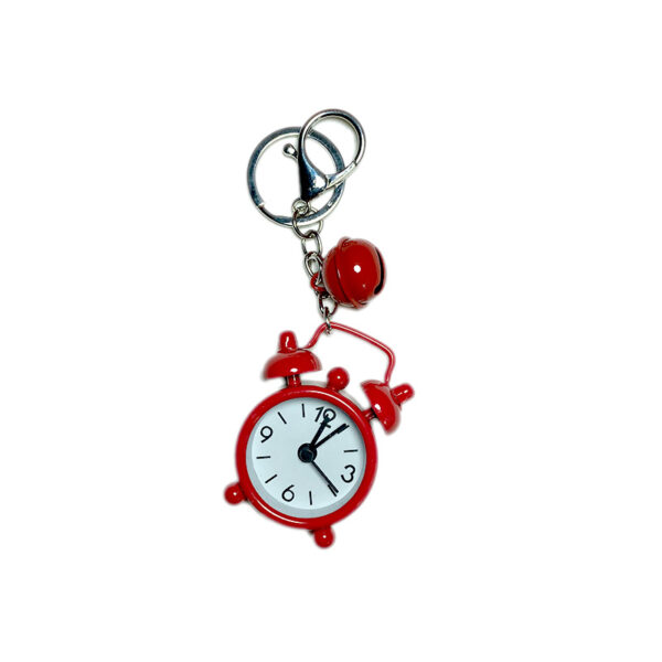 Wholesale Metal Small Alarm Clock Bell Keychain
