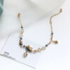 Wholesale Cat Star Moon Gradient Alloy Bracelet