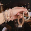 15136448329_174615318 Wholesale of Pearl Crystal Hair Ropes