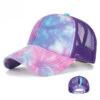 151524c01781bee193b6c71cd3b7c31c Wholesale New Tie Dye Ponytail Mesh Baseball Cap