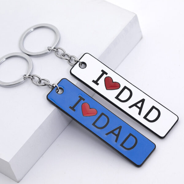 15193950858_1903127858 Wholesale Metal I Love Dad Father's Day Gift Creative Keychain