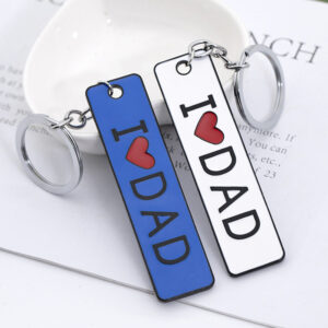 Wholesale Metal I Love Dad Father's Day Gift Creative Keychain