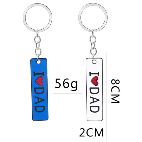 15193983047_1903127858 Wholesale Metal I Love Dad Father's Day Gift Creative Keychain