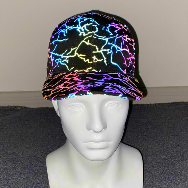 15199588503_1484932146 Wholesale Polyester Symphony Reflective Baseball Cap