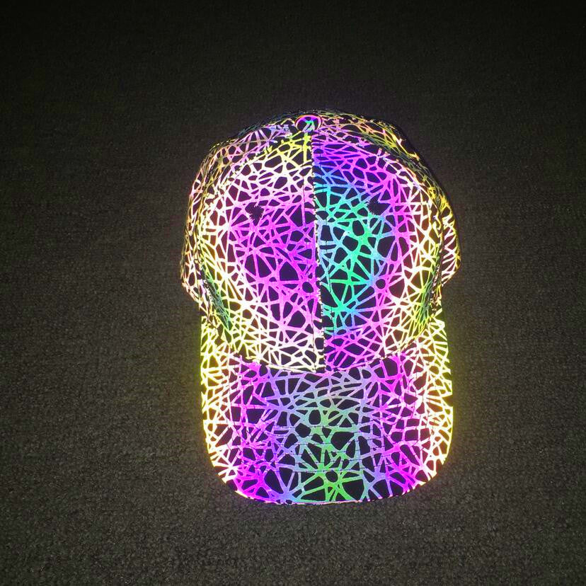 Wholesale lyester Symphony Reflective Baseball Cap