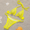 Wholesale Diamond Studded Bikini Polyester Swimwear