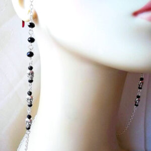 15279427805_664278436 Wholesale Alloy Gothic Skull Glasses Chain