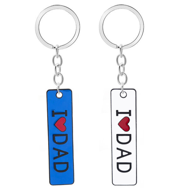 15298094992_1903127858 Wholesale Metal I Love Dad Father's Day Gift Creative Keychain