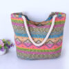 15299265694_1132416540-1 Wholesale Fashion Geometric Canvas Shoulder Beach Bag