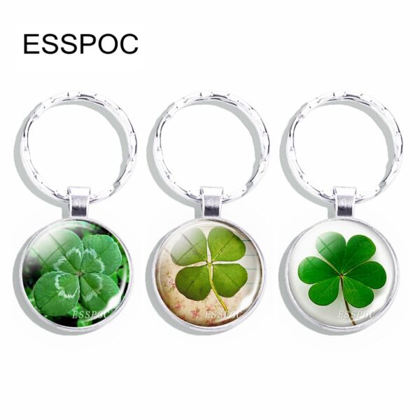 15307425419_1675119286 Wholesale Clover Metal Keychains