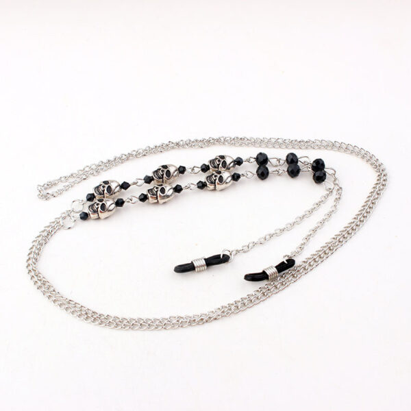 Wholesale Alloy Gothic Skull Glasses Chain