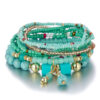 Wholesale Multilayer Creative Turquoise Beaded Bracelet