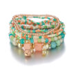 Wholesale Multilayer Creative Turquoise Beaded Bracelet