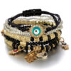 Wholesale Eye Rice Bead Temperament Multilayer Bracelet