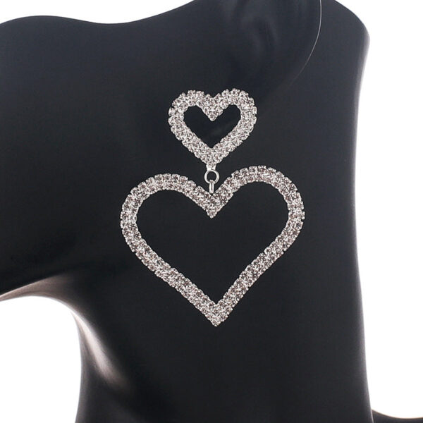 Wholesale Love Rhinestone Earrings