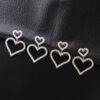 Wholesale Love Rhinestone Earrings