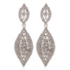 Wholesale Alloy Full Diamond Crystal Pendant Earrings