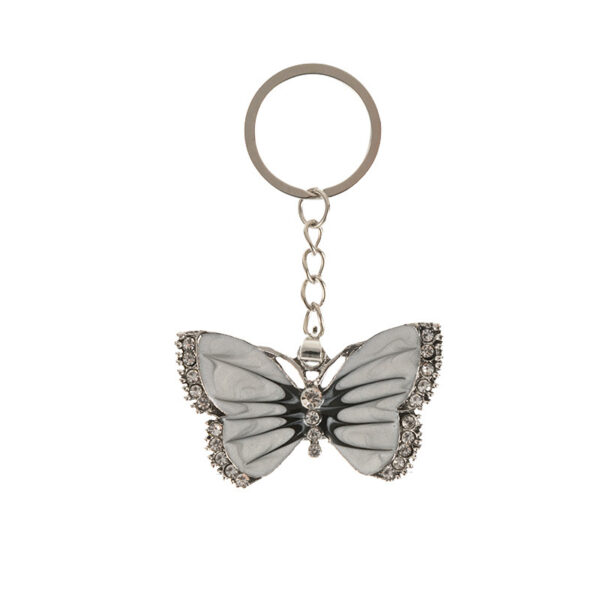 Wholesale Alloy Drip Oil Butterfly Keychain