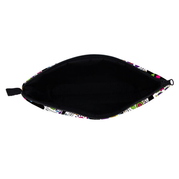 Wholesale Dacron Skull Print Cosmetic Storage Bag