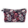 Wholesale Halloween Polyester Printed Skull Head Pattern Wash Multifunctional Travel Storage Bag